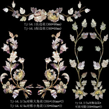 ♡Tj-54.1欧式奢华贝雕水移画家具橱柜餐桌茶几鞋柜漆器翻新装饰