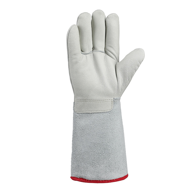 Guante anticongelante extintor de dióxido de carbono resistente a bajas temperaturas con veludo antifría y protección especial contra incendios de nitrógeno líquido hielo seco