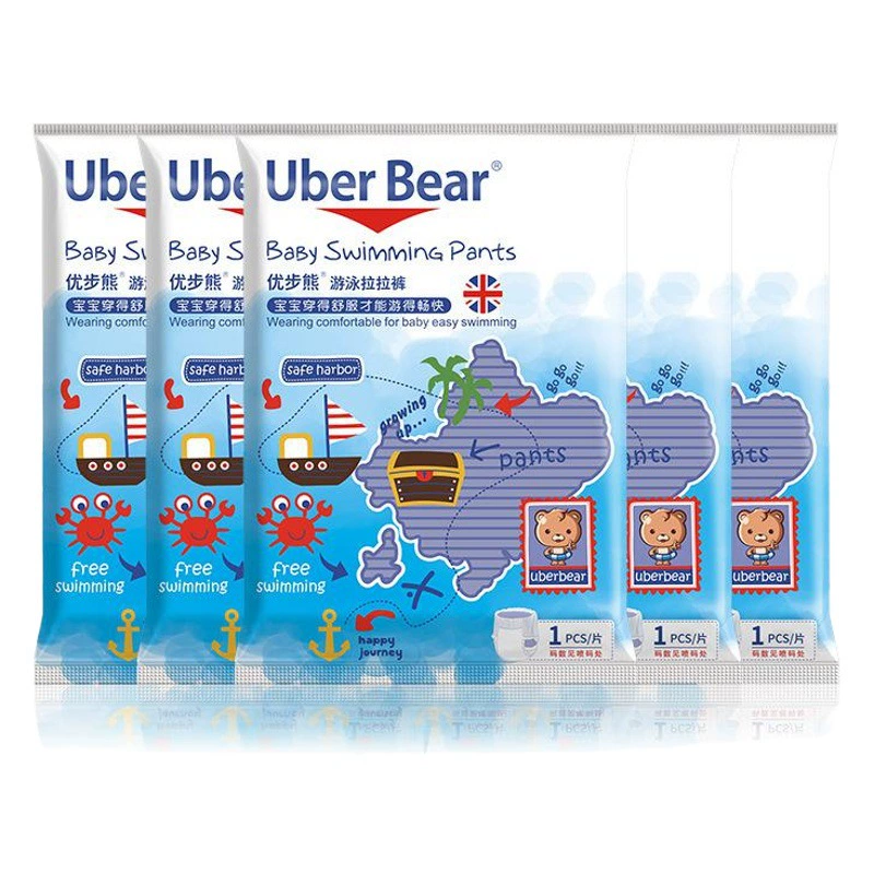 Uber Bear \ Плавательные подгузники \ детские одноразовые водонепроницаемые подтягчики завод оптом детские плавки