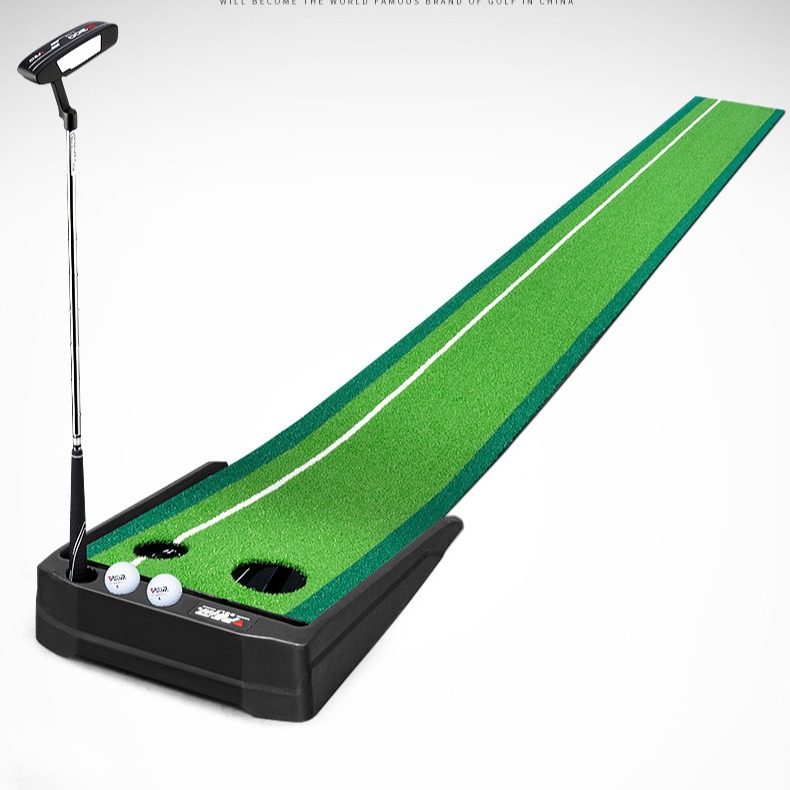 Bộ dụng cụ tập golf mini PGM tự động hồi bóng, 2 lỗ, dài 3m, tập gạt bóng trong nhà — TL029-(Phiên bản sân cỏ) 3M lỗ đôi tự động trả lại bóng thực hành, TL029 (Phiên bản sân cỏ) 3M lỗ đôi tự động trả lại bóng 3 quả bóng trắng 3 quả Bóng Xốp, TL029 (Phiên bản sân cỏ) 3M lỗ đôi tự động trả lại bóng 3 quả bóng trắng 3 quả bóng bọt biển, TL029-(Phiên bản nhung pha lê) lỗ đôi 3m Tự động trả lại bóng thực hành