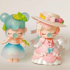 ドリーム アフタヌーン ティー シリーズ ブラインド ボックス フルボックスには、隠されたリトル レディ ミント スムージー フィギュア オーナメントが含まれています。