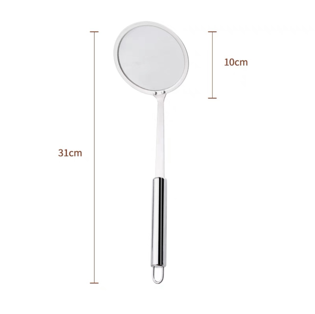 Colador de Malla para Aceite de Acero Inoxidable 304, Antideslizante y Anti-escaldado para Cocina