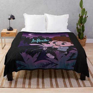 Cross-border Supply Throw Blanket Animation Plush Bed Blanket Thin Blanket Picnic Travel Blanket Home Sofa Warm Blanket