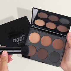 MAYCHEER three-dimensional brightening six-color contour powder highlighter shadow combination contour powder 3050#