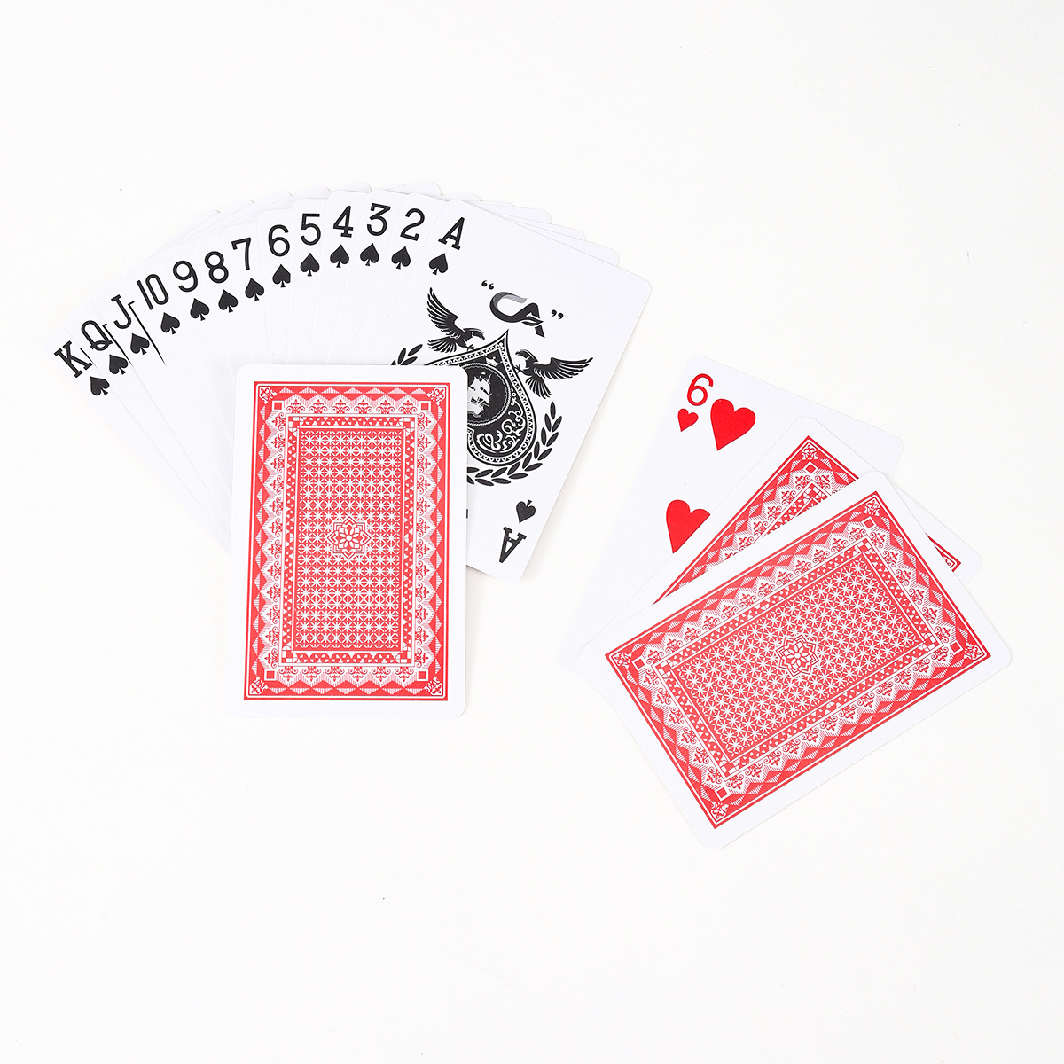 Naipes de plástico JDLROYAL (25 cartas de seda por paquete) Naipes de ocio y entretenimiento del fabricante, hechos de material resistente a desgarros.