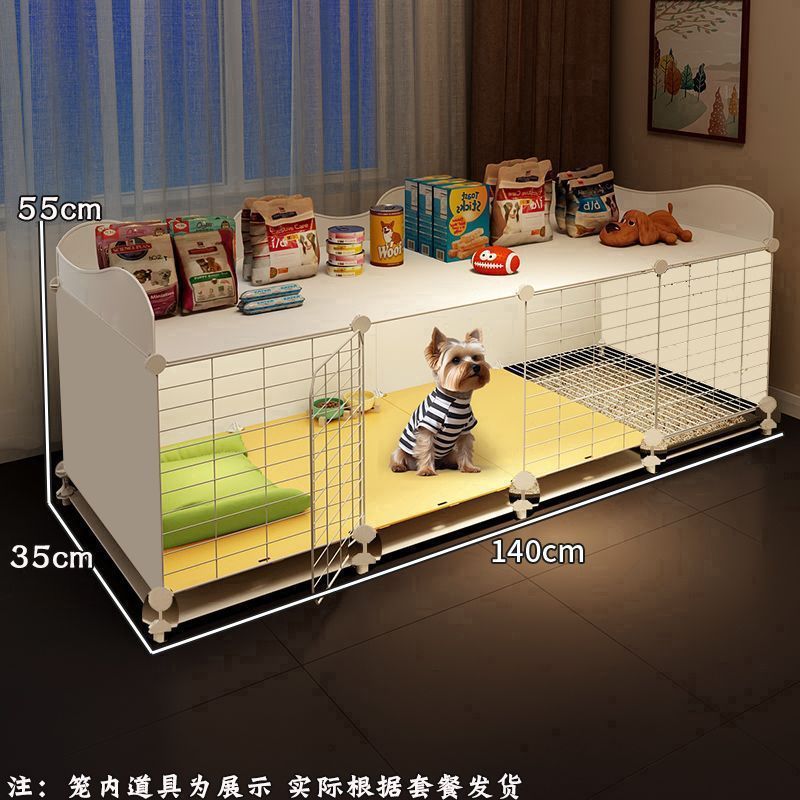 新型狗笼子小型犬一室一厅一卫大空间带厕所分离狗窝豪华别墅|undefined