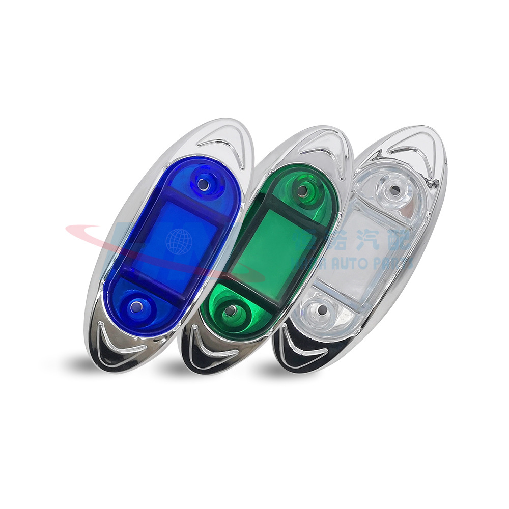 LED camión de luz lateral LED luz de giro 6LED camión de luz lateral galvanoplastia luz del camión