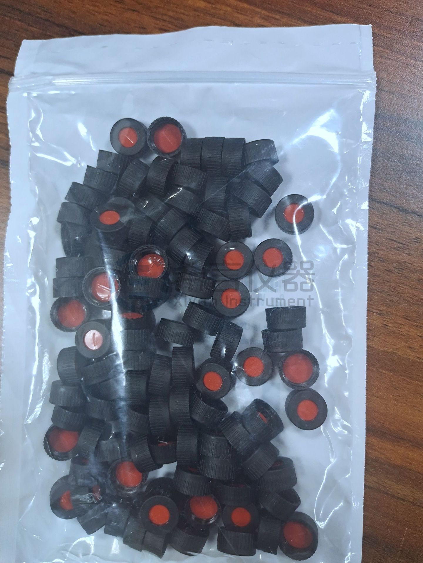 安捷伦蓝色螺口盖 2ml 带固定预开口 PTFE/硅橡胶隔垫 5190-9067