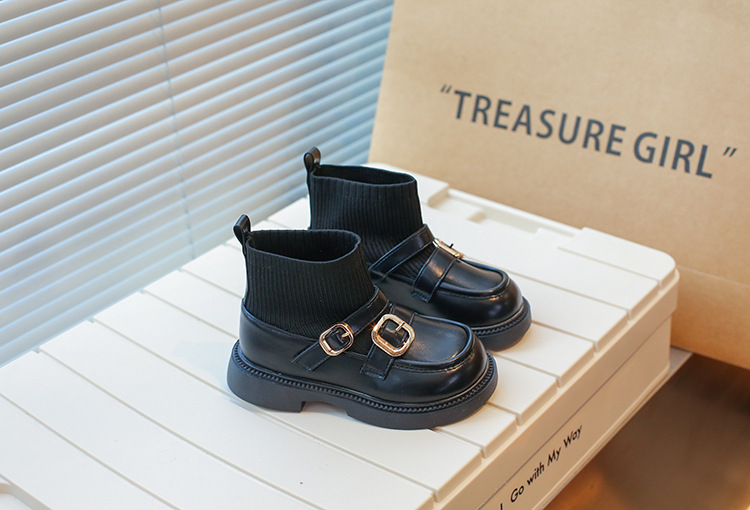 Mädchen Stiefel Modische Sock Boots Für Kinder Herbstschuhe_voghion.com