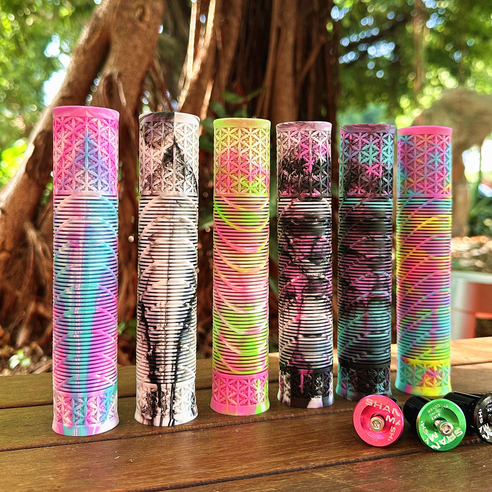 Universal 16cm Mountain Bike Handlebar Grips, Extended Mixed-Color Rubber Grips, Non-Slip, Soft Cycling Accessories, Bicycle Grips