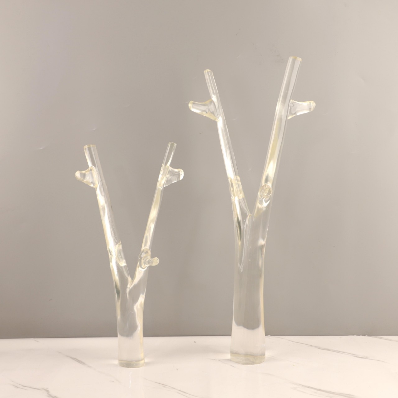 European light luxury geometric resin tree branch desktop ornaments…