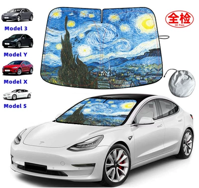 Sun Protection Special Car Supplies – Sun shade - 14293-starry-sky