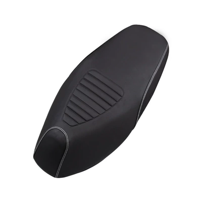 Suitable for custom-made Yamaha Jog i125 scooter, specialized non-slip seat cushion cover, stylish and personalized modification (Motorcycle cushion) - single-press-printed-black-leather-model