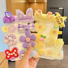 儿童发夹女宝发卡头花宝宝蝴蝶结发饰卡子韩国可爱小女孩夹子头饰