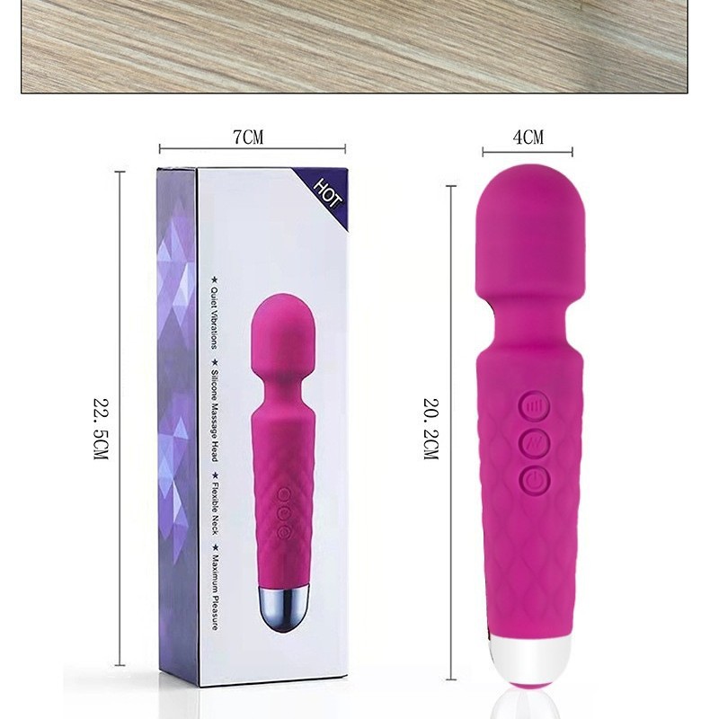 Knight 20-Frequenz-Vibrator, weibliche Masturbation, AV-Stick, Klitorisstimulation, Sexspielzeug für Erwachsene_voghion.com