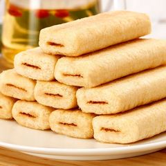 Taiwan-style flavored rice crispies bulk popular snack leisure food egg yolk cheese filled rice crackers wholesale full carton