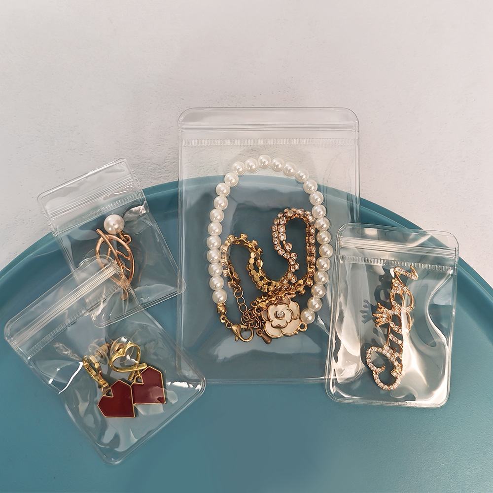 Fashion Earrings in Transparent Pouch Packaging pvc Bag