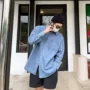 宽松春秋季男士长袖衬衣