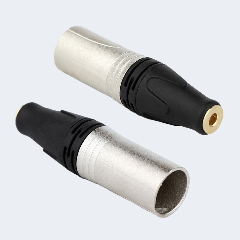 HIFI 4.4mm/2.5mm TRRS balanced female to 4-pin balanced XLR male converter adapter