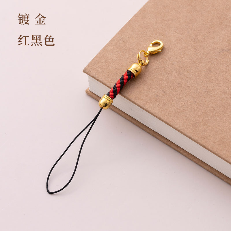 纯色镀金diy材料饰品配件批发配饰挂绳龙虾扣手机吊坠绳子包吊绳|undefined