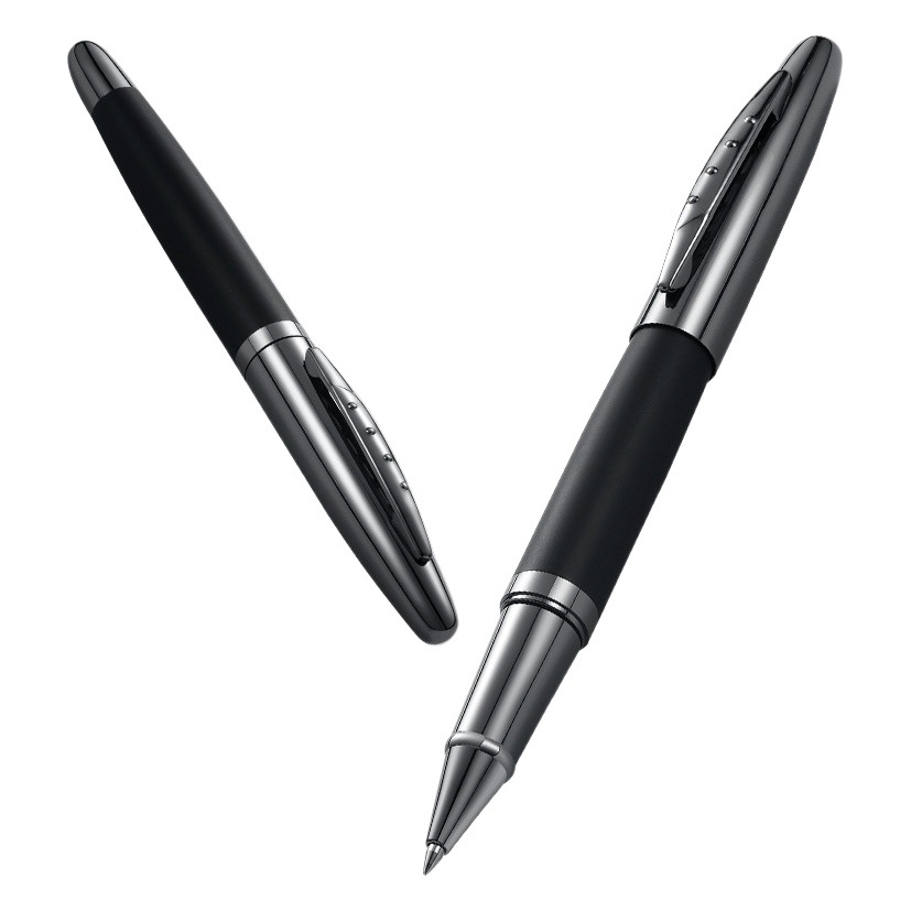 Factory high-grade business high-grade metal ballpoint pen signature pen company gift ball pen engraved LOGO gift box set