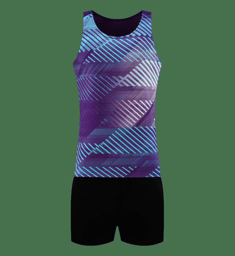 chaleco deportivo para hombres y mujeres running fitness tracksuit set maratón rápido seco examen físico traje de competencia entrenamiento de estudiantes de deportes