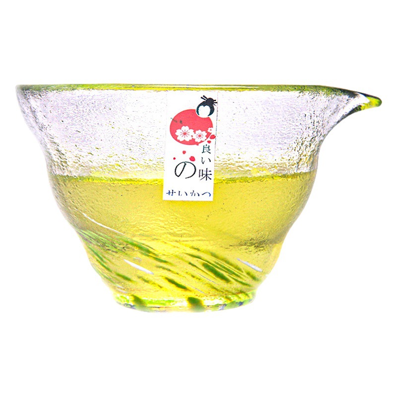 Venta directa de fábrica nuevo color gota de agua vidrio sola taza de té creativo japonés té Kung Fu juego de té maestro sola taza