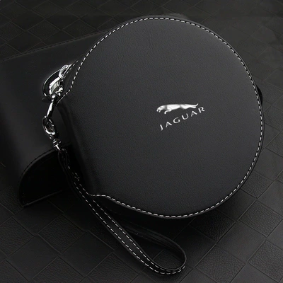 Multimediya və saxlama aksesuarları – Car Cd Bag, Car Disc - jaguar-round-cd-bag-silk-screen-logo-style