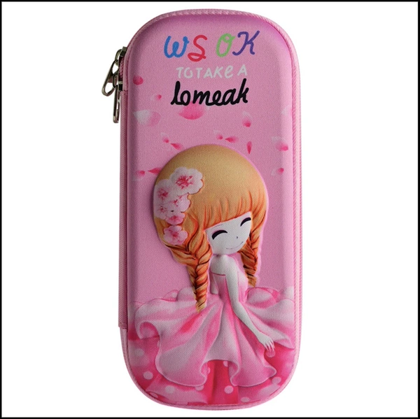 Cloth 3D blonde powder skirt girl