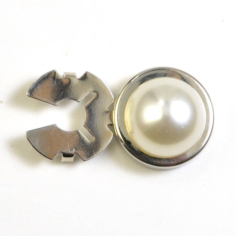 button cover 时尚金属圆形衬衣袖扣纽扣盖领扣钻饰扣纽扣套|undefined