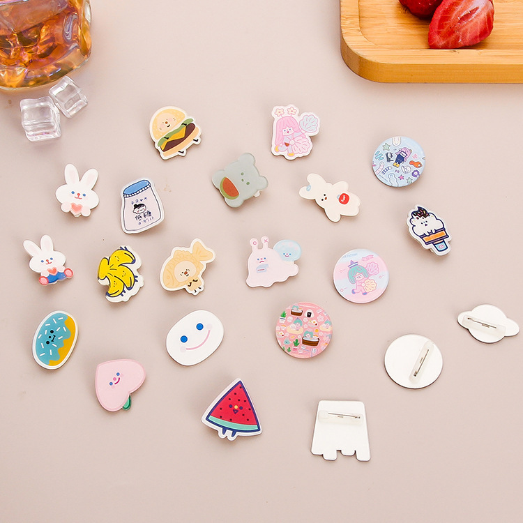 Insソフト萌えかわいいアニメアクリルブローチ子供プレゼントバッジ個性ストラップアクセサリー卸売り|undefined