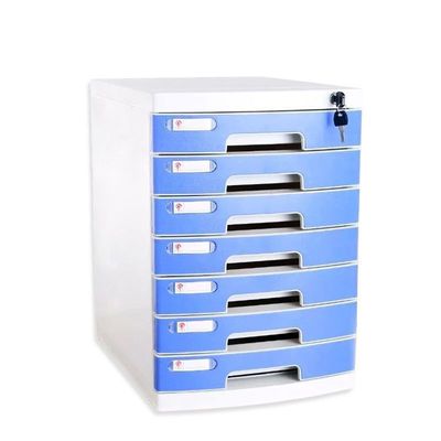 desktop File cabinet Office Lock Plastic thickening multi-storey combination cabinet A4 folder cabinet to work in an office Supplies