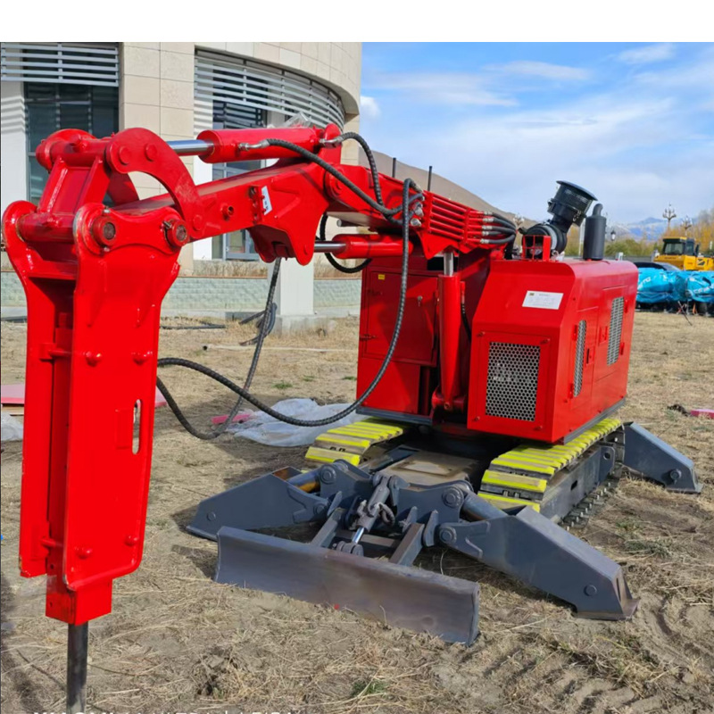 破拆机器人全自动遥控应急抢险破拆破碎拆墙机拆除一体机道路清障