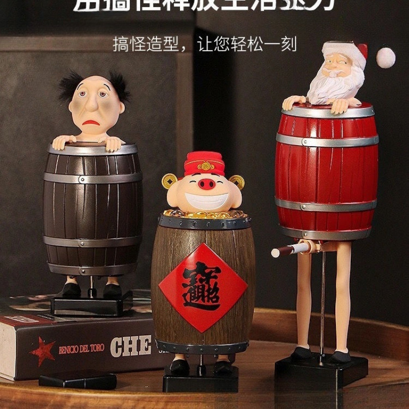 愚人节新款自动弹烟盒搞怪手办烟盒摆件送朋友恶搞男包邮批发一件|undefined
