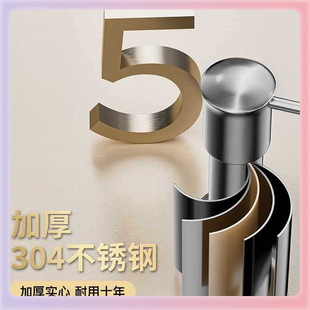 ✅ Kitchen Sink Soap Dispenser Detergent Hand Sanitizer Press Heightening 304 Stainless Steel Soap Dispenser