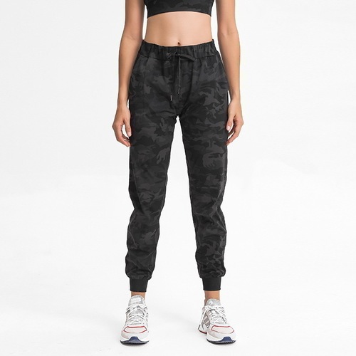 New style nude brushed fashion casual yoga pants women's loose running fitness pants slim fit leggings sports pants