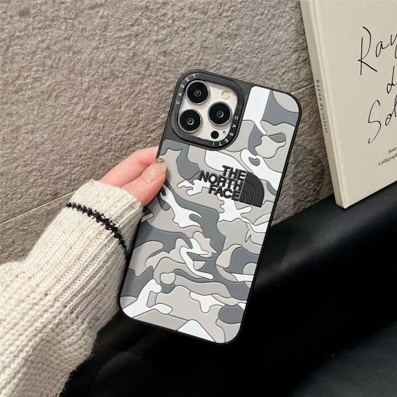 Factory Direct Sales 3D Stereo Leather Protective Case North Face Leopard Print Camouflage Mobile Phone Protective Case Suitable for Apple 15Pro Factory Direct Sales 3D Stereo Leather Protective Case North Face Leopard Print Camouflage Mobile Phone Protective Case Suitable for Apple 15Pro