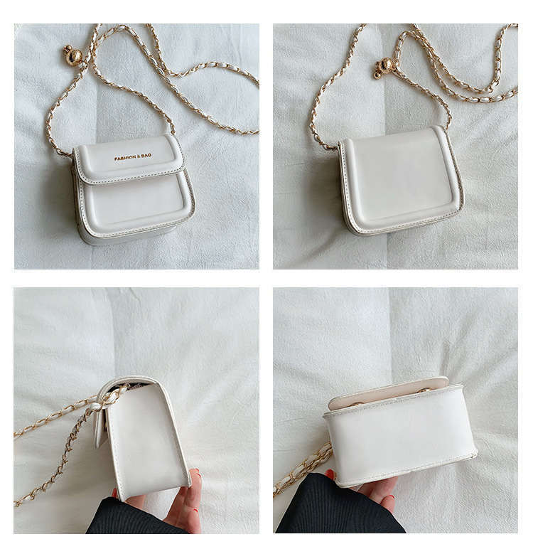 Kadınlar için yeni mini küçük çanta yaz 2024 yeni moda zincir cep telefonu çantası bu yılın tek omuz çapraz askılı küçük kare çanta_voghion.com