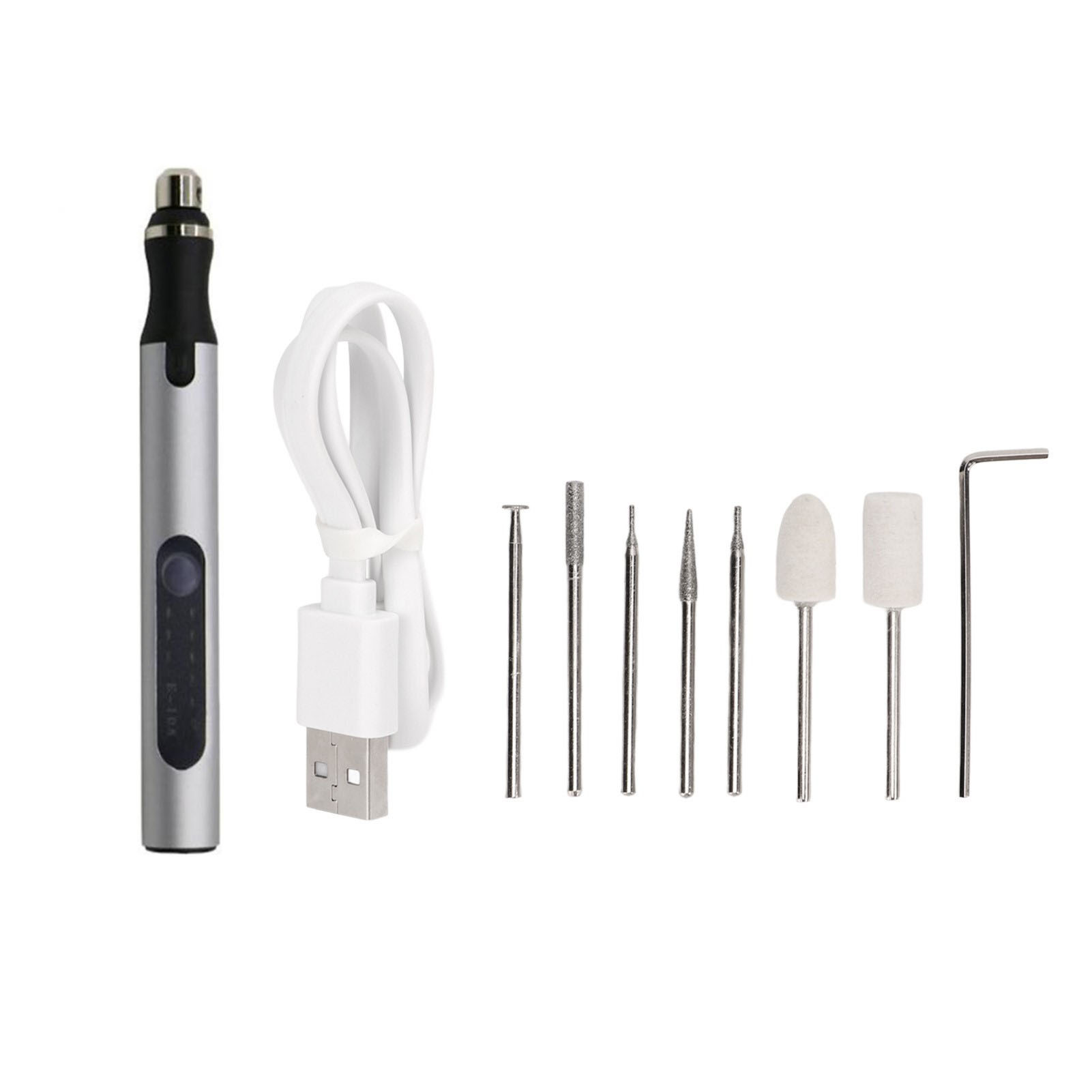 Máquina de grabado pequeña de mano mini máquina de pulir eléctrica Jade carpintería máquina de grabado máquina de corte de perforación de 12 piezas conjunto