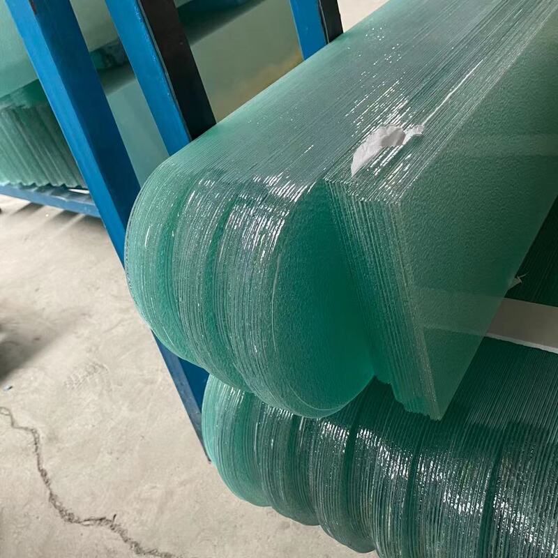 3mm4mm5mm ultra-white tempered glass chamfered polished round edge beveled edge Small size tempered