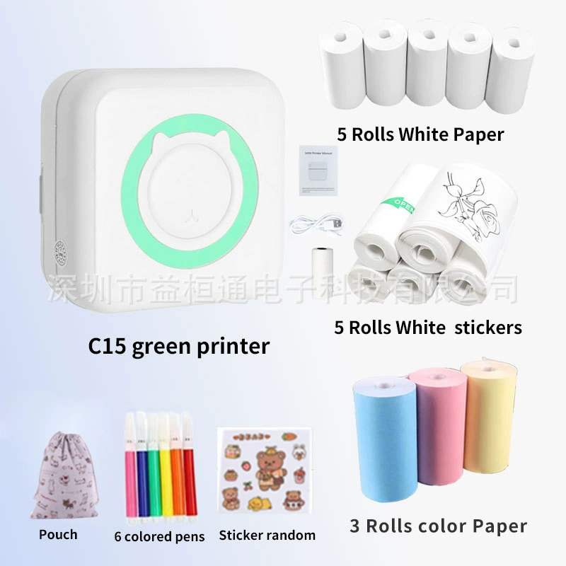 Small handheld photo, pocket printer, new collection, C20