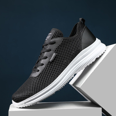 大碼男鞋春夏季網布鞋MD底運動鞋網面休閑鞋網鞋低幫跑步鞋跨境