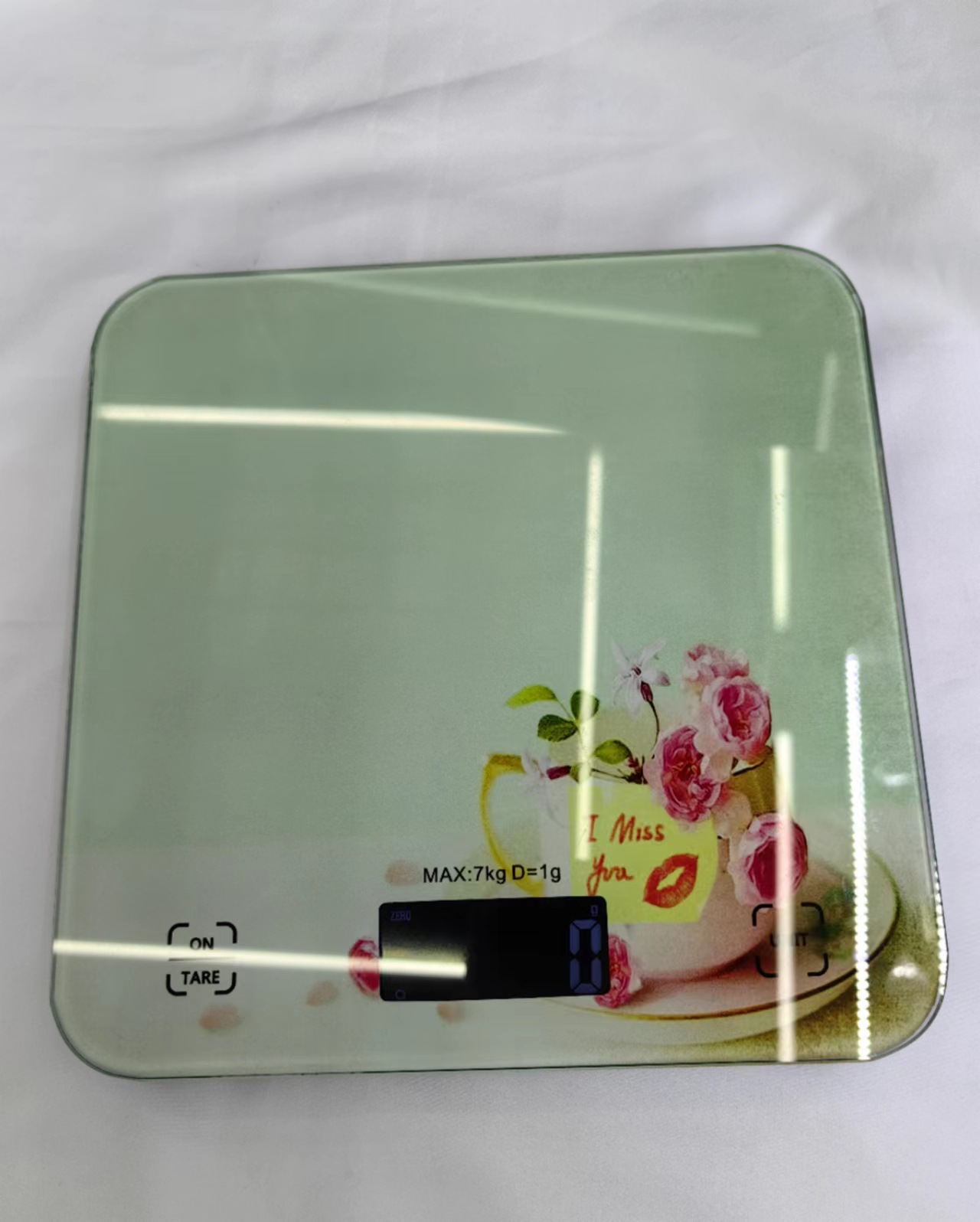 2023 nueva escala de horneado escala de frutas escala electrónica 7kg / 1g escala de cocina escala de vidrio