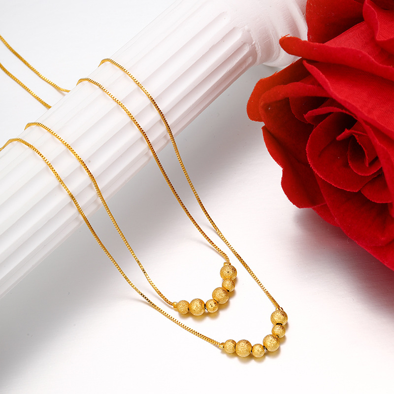 Chapado en 24 K de color (40 cm + 5 cm)