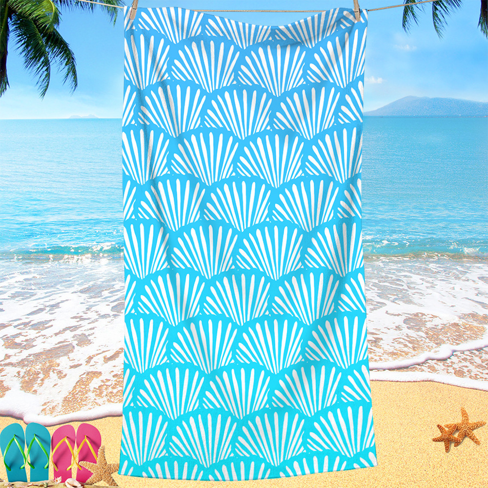 Toalla de playa con estampado de cocotero, especialmente para 240g de microfibra de comercio exterior, toalla de baño de playa de natación