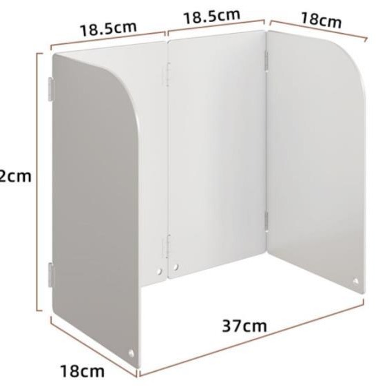 Panel de retención de aceite de estufa de gas Panel plegable IH electromagnético a prueba de aceite Panel de retención de estufa de gas resistente a altas temperaturas Panel de aislamiento de campana extractora