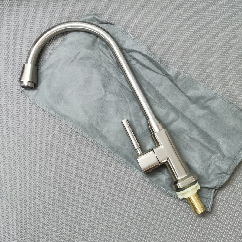 Export 304 stainless steel surface, brass valve core, single cooling faucet, washbasin, countertop basin, kitchen sink faucet undefined
