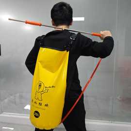 哇泼水节水枪玩具用品大号超大容量背水袋不锈钢高压打水仗神器批