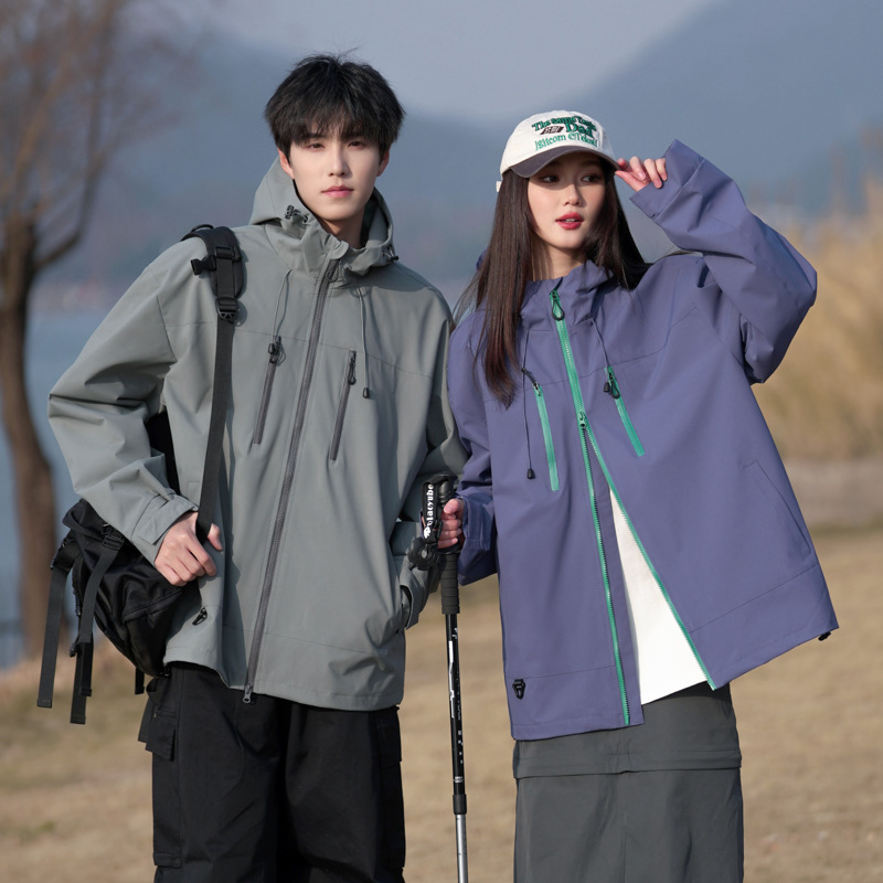 Chaqueta nueva transfronteriza de primavera, chaqueta de solapa de hombre y mujer, chaqueta de hombre a la moda, bolsillo tridimensional de hombre que se puede abrir dos veces image 2