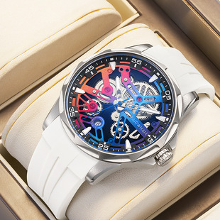 Mark Waffee Mark Fairwhale Brand Watch Multifunctional Hollow Waterproof Mechanical Watch Explosive Mechanical Watch